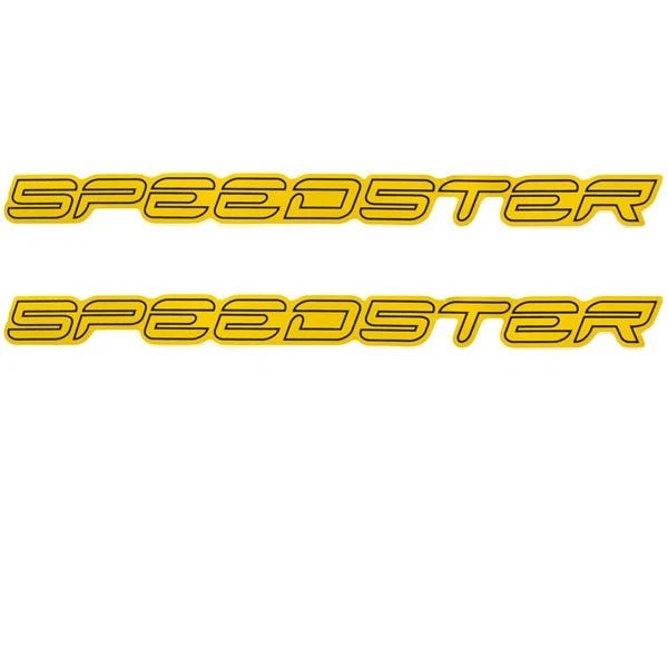 Sea Doo Boat Decals 204902029 | Speedster Yellow / Black (Pair)
