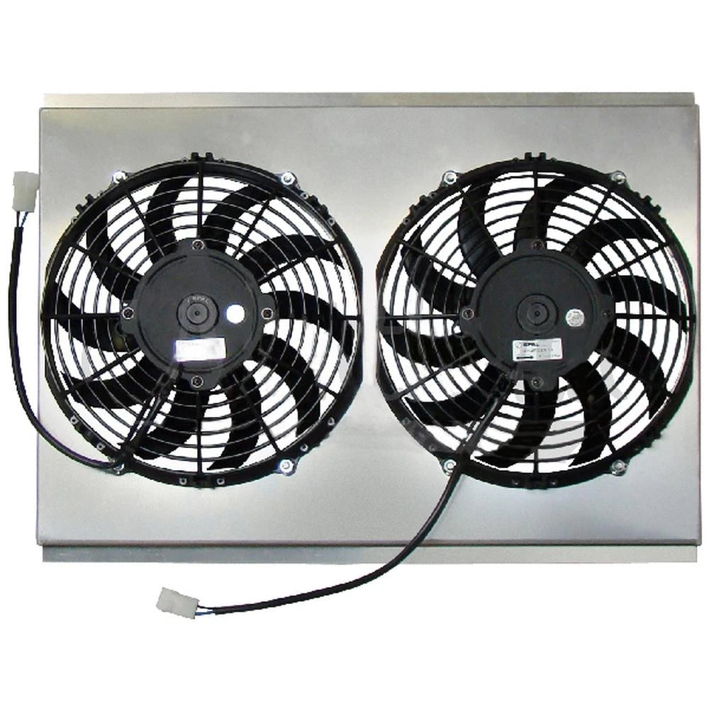 Z40081 Dual 10" Electric Fan & Shroud - 14 7/8 X 22 1/8 X 2 5/8