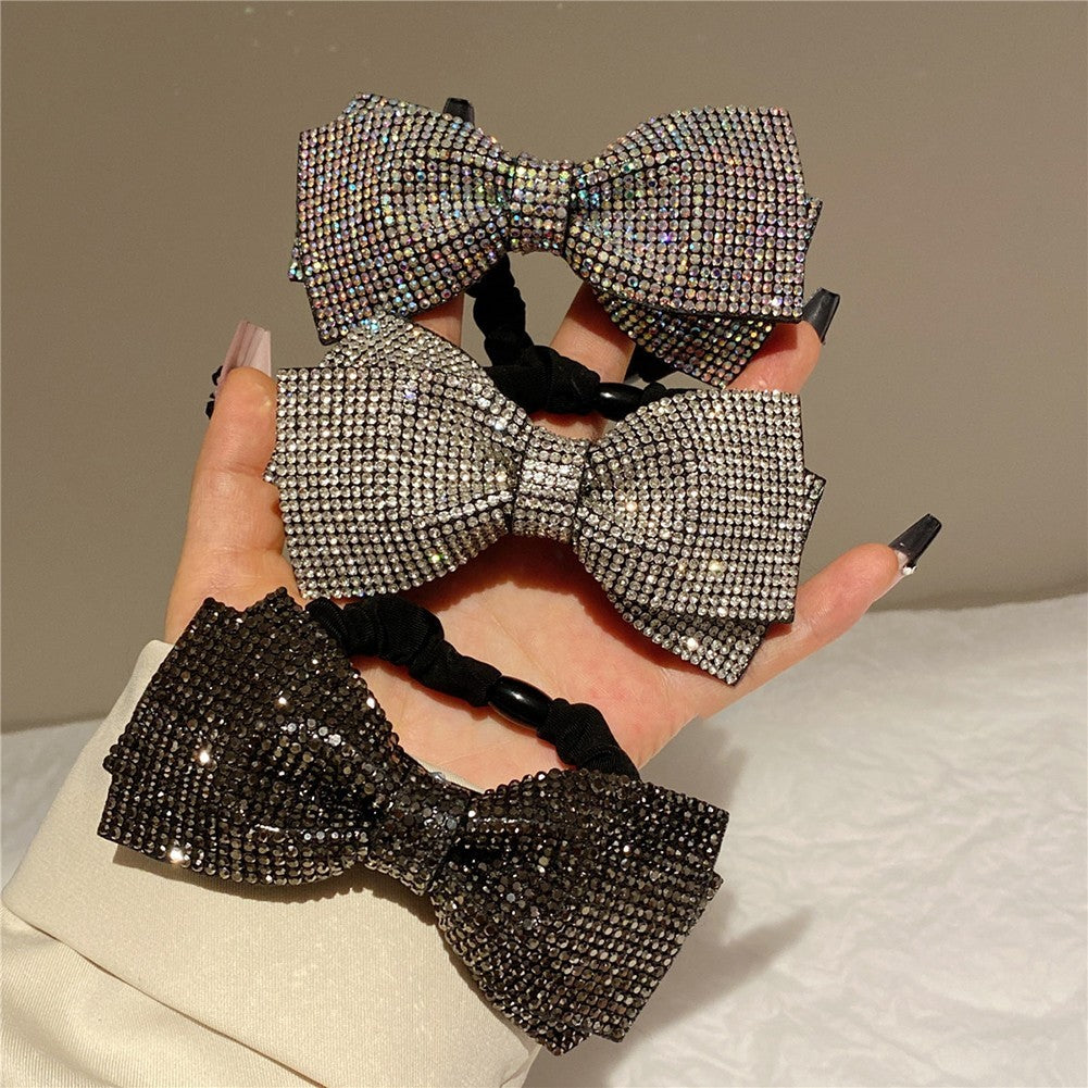 Diamond Bow Hair Clip Headband