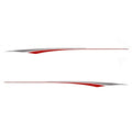 Chaparral Boat Graphic Decals U18576 | 202 SSi Red Stickers (Set of 2)