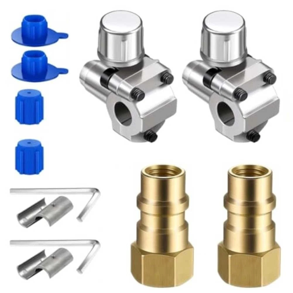 For R134a Conversion Adapter Kit With Metal Air Conditioning Filling