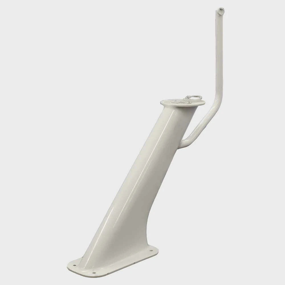 Scout Boat Radar Mount Hw2603 | White Aluminum W/ Light Bar
