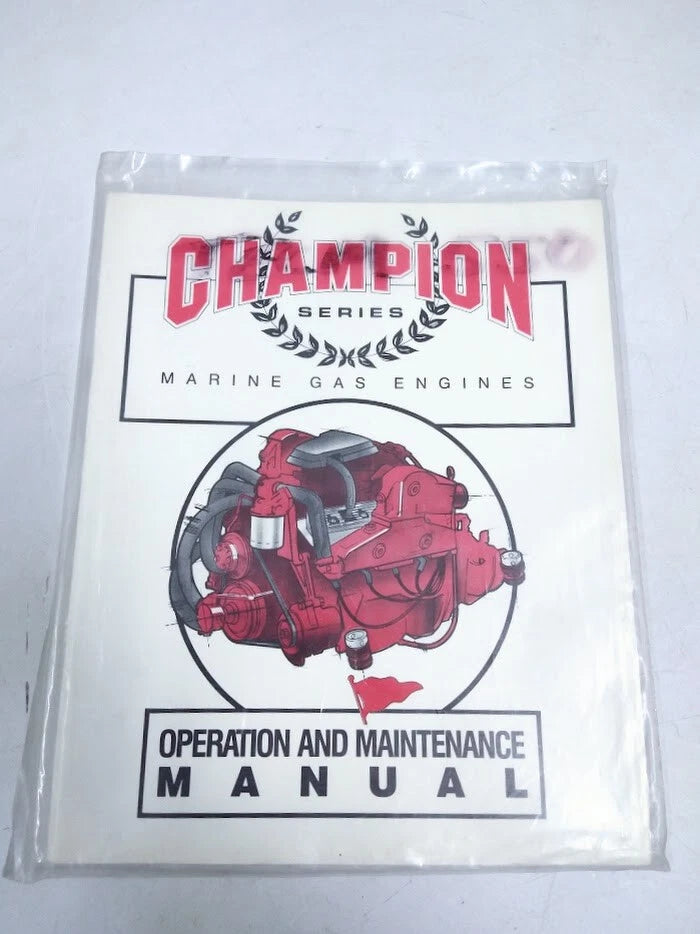 Crusader Engines 22822, Champion Series Operations &Amp; Maintenance