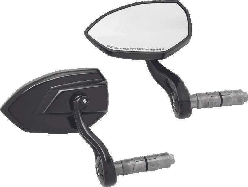 Kuryakyn Phantom Bar End Mirror Gloss Black