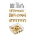 Wood Engraving Tips Set Brass M4 Thread For Pyrography Pen Carving