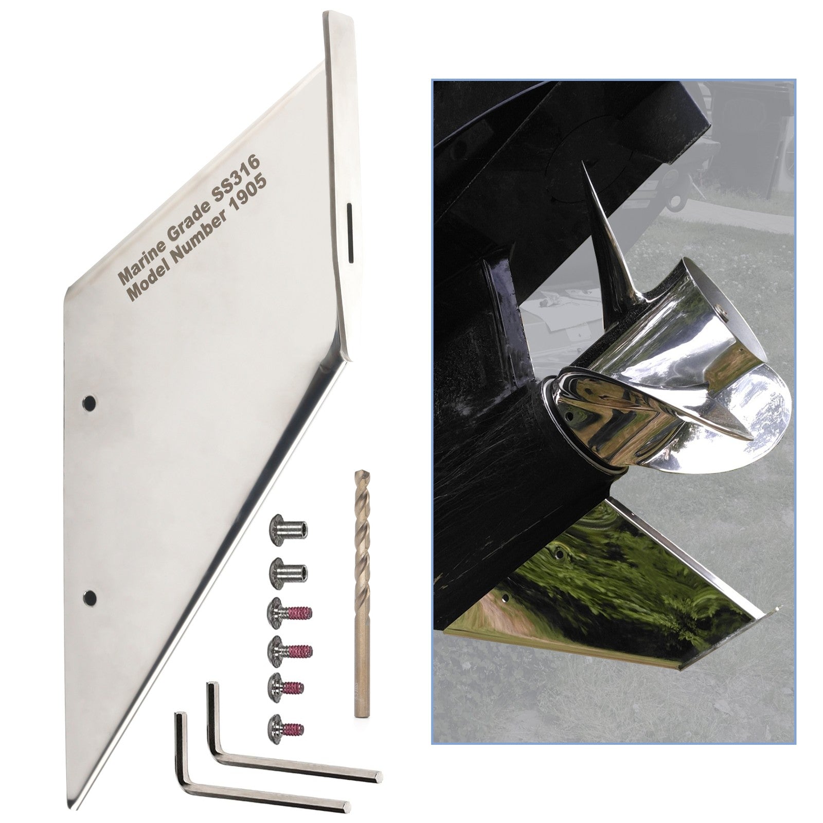 Skeg Guard Protector Mercury Verado by Mercury