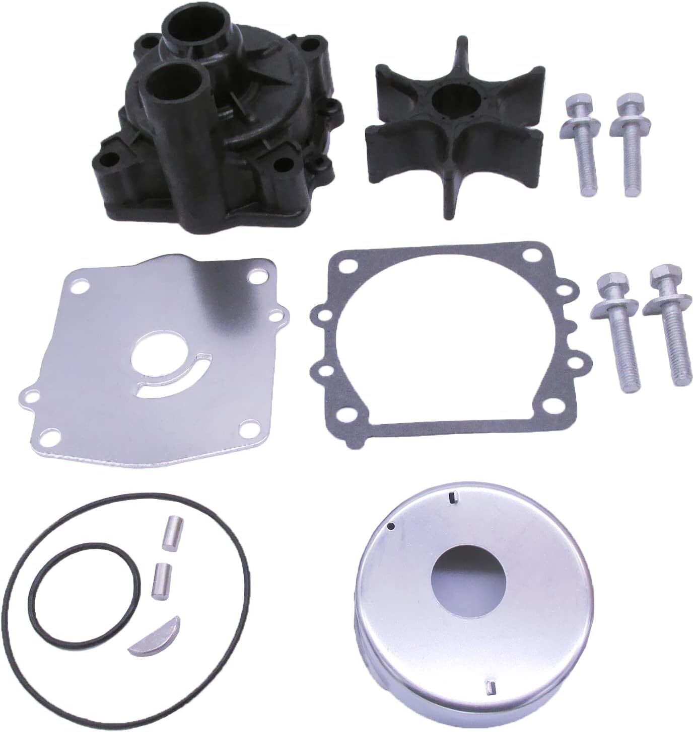 New Listing6E5-W0078-01 Water Pump Impeller Repair Kit With Housing For Yamaha 2