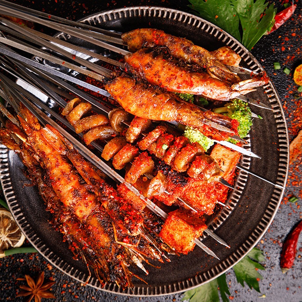 Barbecue Skewers for Outdoor Grilling