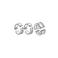 A-mb248-10-ai Bearing Set, Main (.010", Set Of 3)