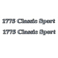 Decal Lund Boat 1775 Classic Sport Chrome 25 Inch by Lund