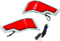 Kuryakyn Tracer Tour Pak Rear Lights Chrome Red Lens For Harley