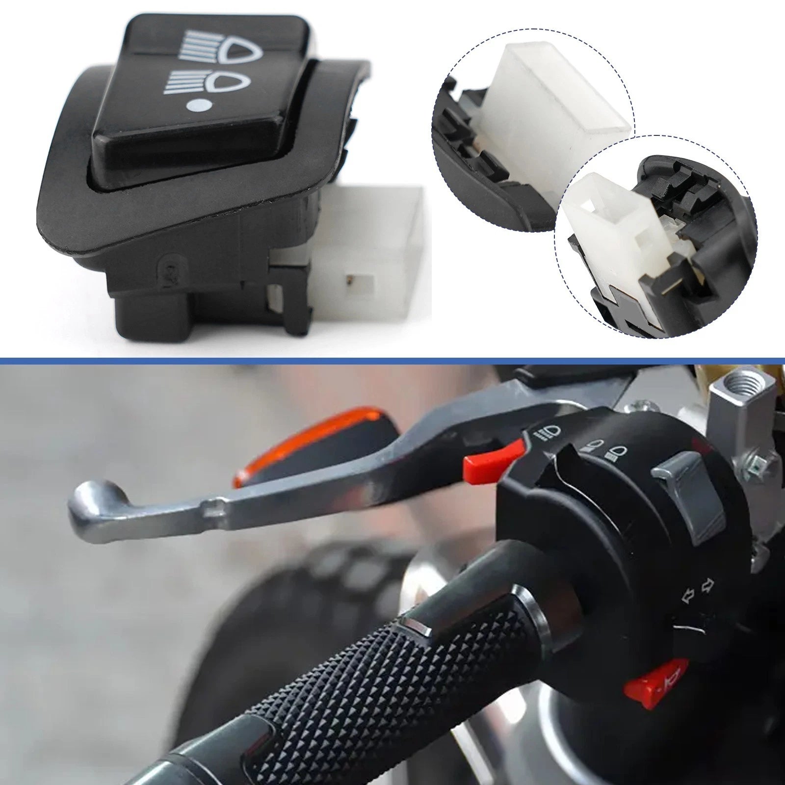 For Tri Motorcycle Headlight Switch No Installation | Hook & Hull Co