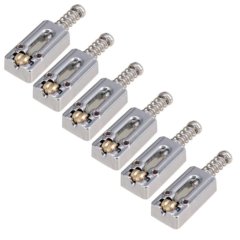 Qin Code Guitar Bridge String Roller Saddles Metal For Electric Guitar