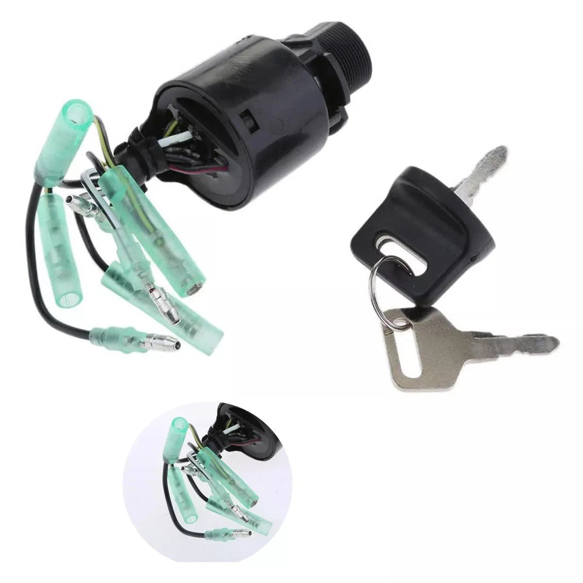 Ignition Key Switch Bf75 Bf90 Bf115 Bf130 Bf135 Bf150 For Honda