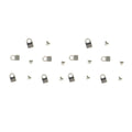 10 Sets Casing Clamps Tab & Screw For Watch Movement Eta 2824 2834