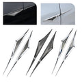 2pcs Side Door Wing Emblem Badge Stickers Metal Stickers For Side