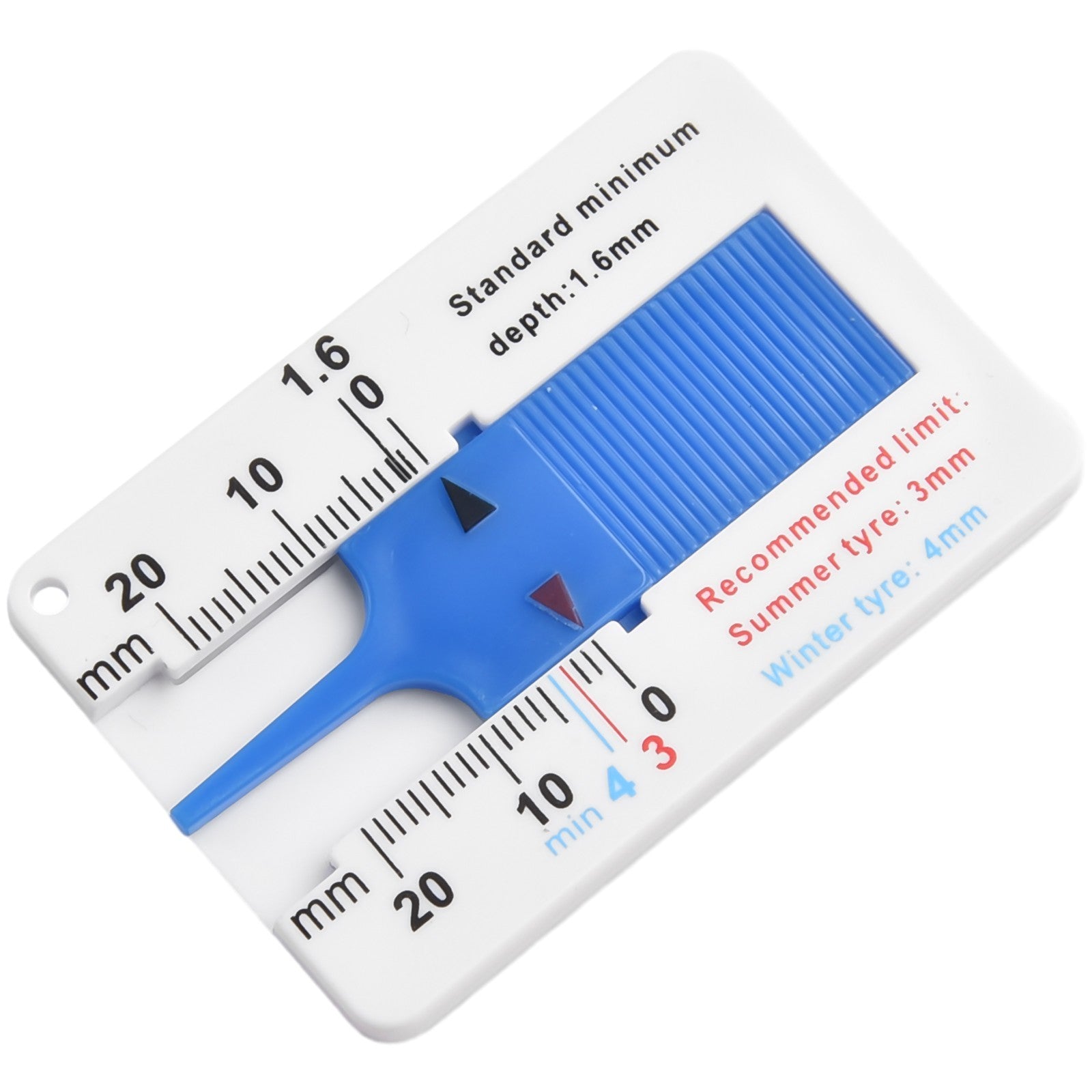 Plastic Tire Tread Ruler