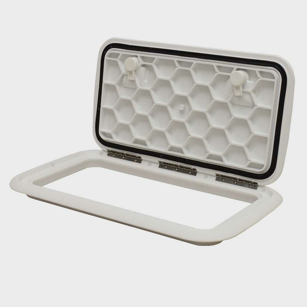 Jim Black Boat Deck Hatch 19 1/4 x 11 Inch Polar White by Jim Black