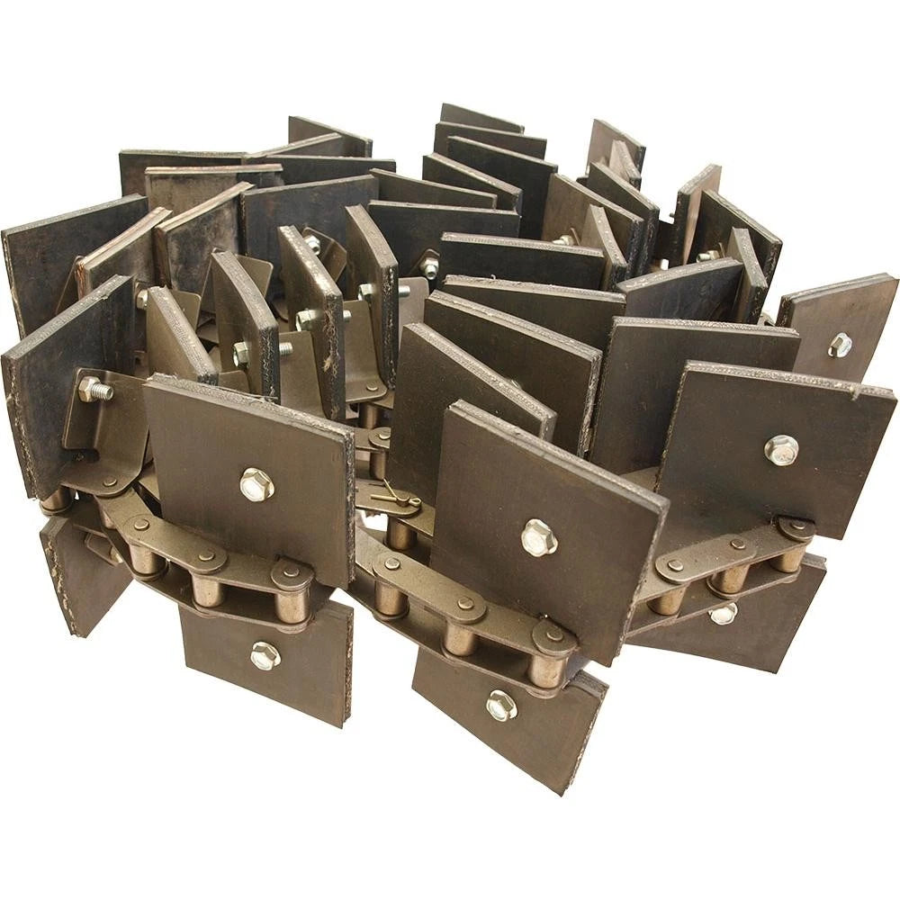 Am87365387 Clean Grain Elevator Chain, Rubber Paddles