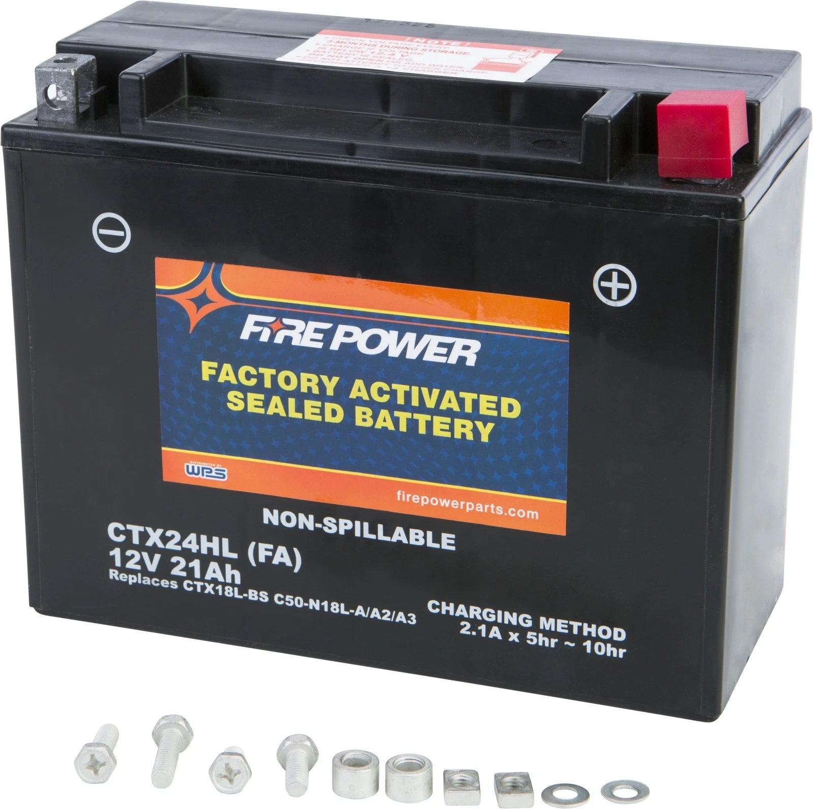 Fire Power Ctx24hl-bs(fa) Battery Fits Can-am Spyder & Harley