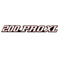 Stratos Boat Raised Decal 200 Pro XL Black Red by Stratos