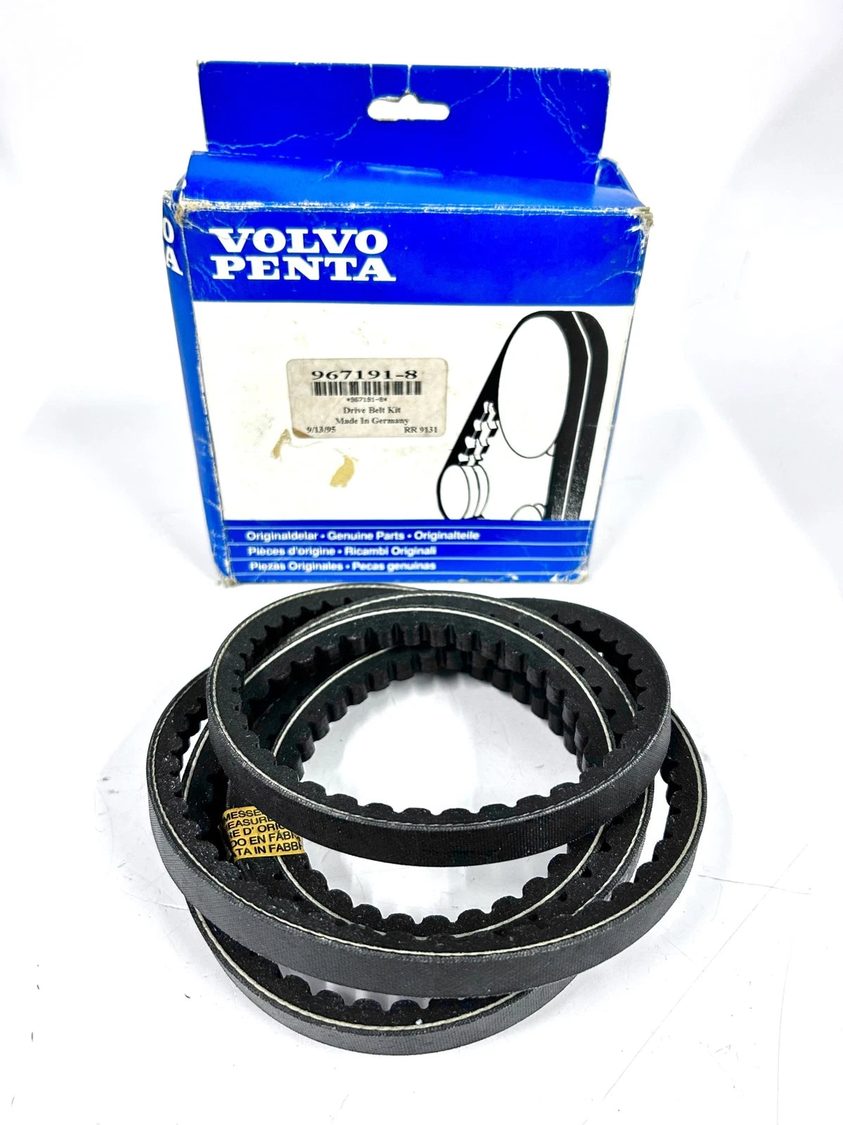 '-New- Volvo Penta 967191-8 , Drive Belt Kit , Oem