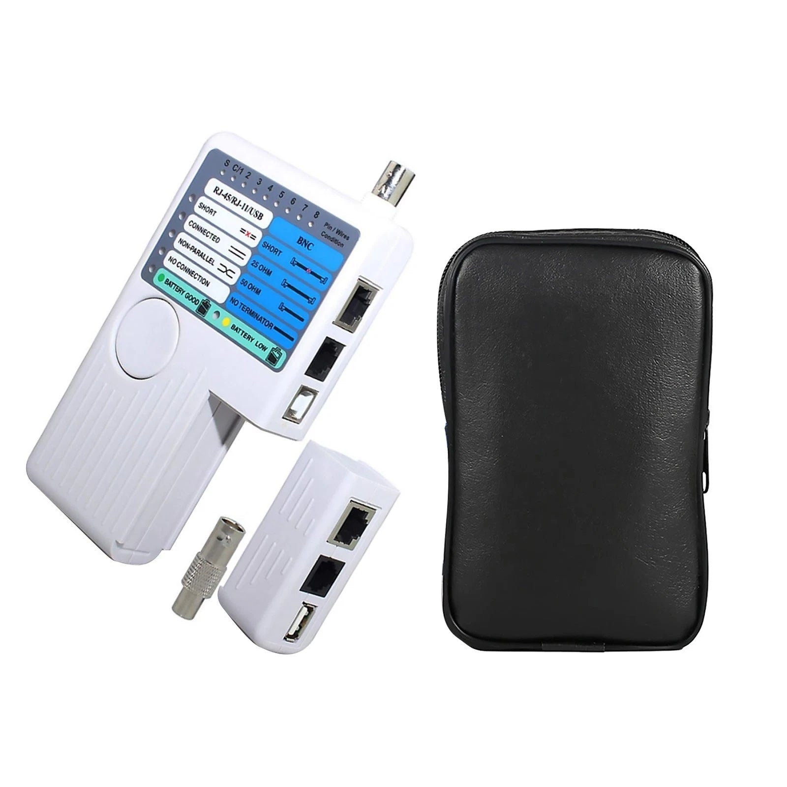 4 In 1 Tester For Rj45 Rj11 Usb Bnc Lan Network Cable Cat5 Cat6 With