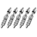 Stainless Steel Adjustable Fishing Rod Building Reel Seats Plate Parts