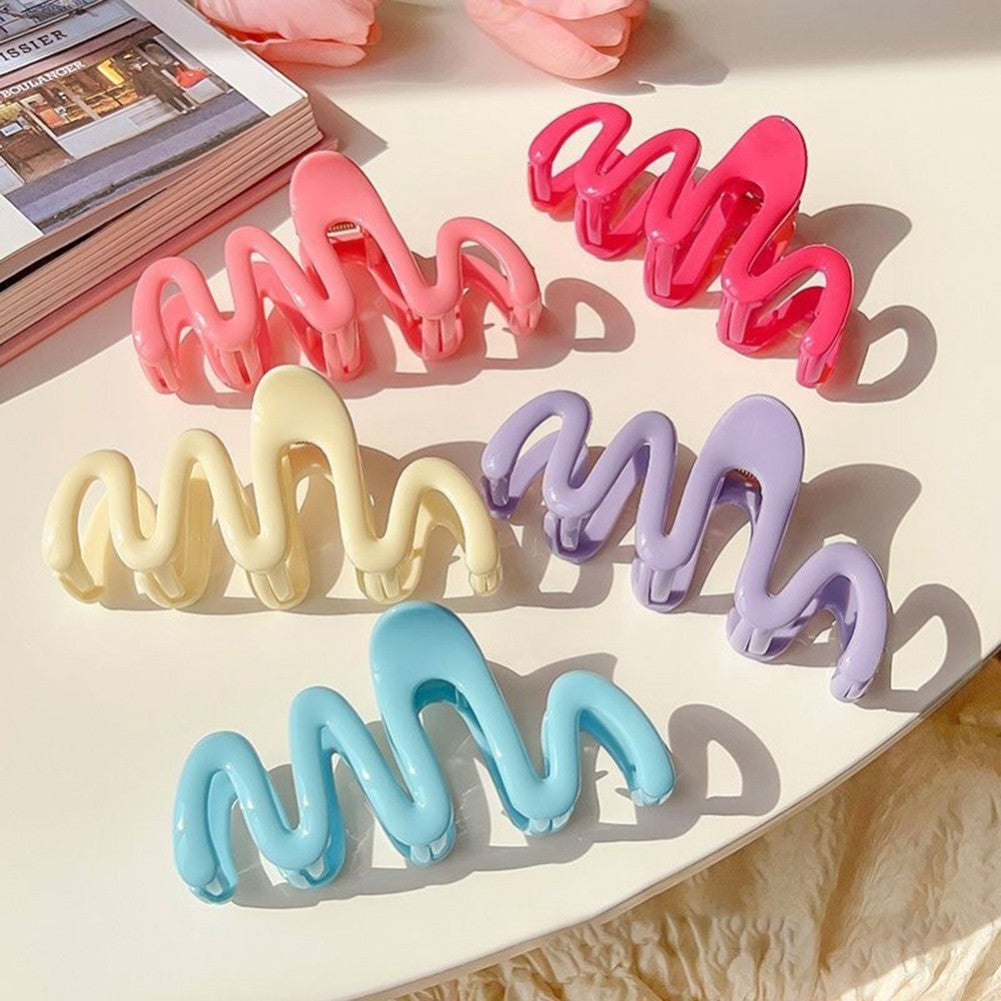 Colorful Claw Clips for Hair Styling