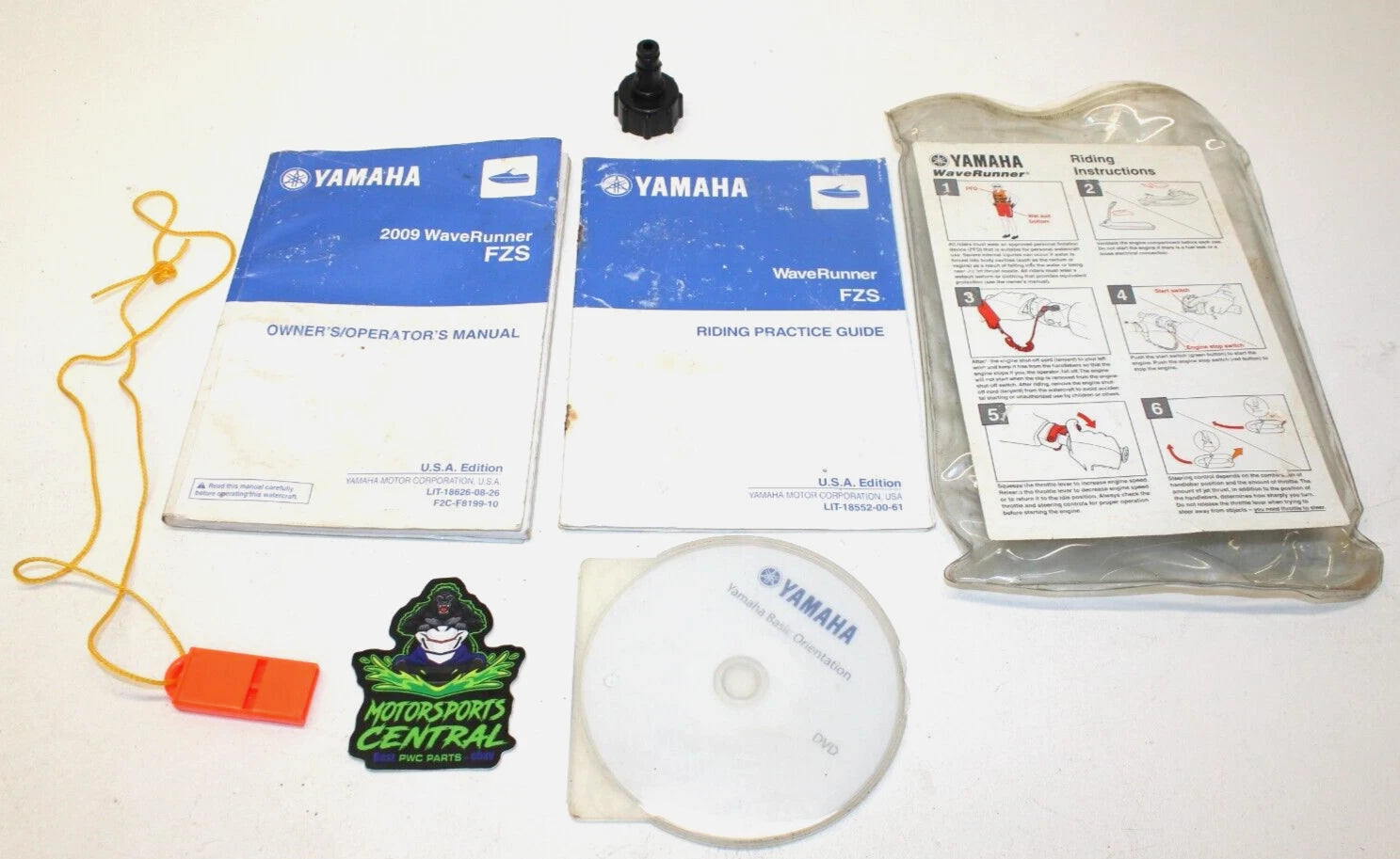 2009 Yamaha Fzs Owner's/operat<wbr/>or's Riding Manual Cd Usa Edition