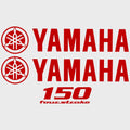 Yamaha Boat Cowling Decals 150 Four Stroke Red Stickers Kit by Yamaha