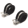 Cushioned Marine Cable Hose Clamps Aluminum 3/4 Inch