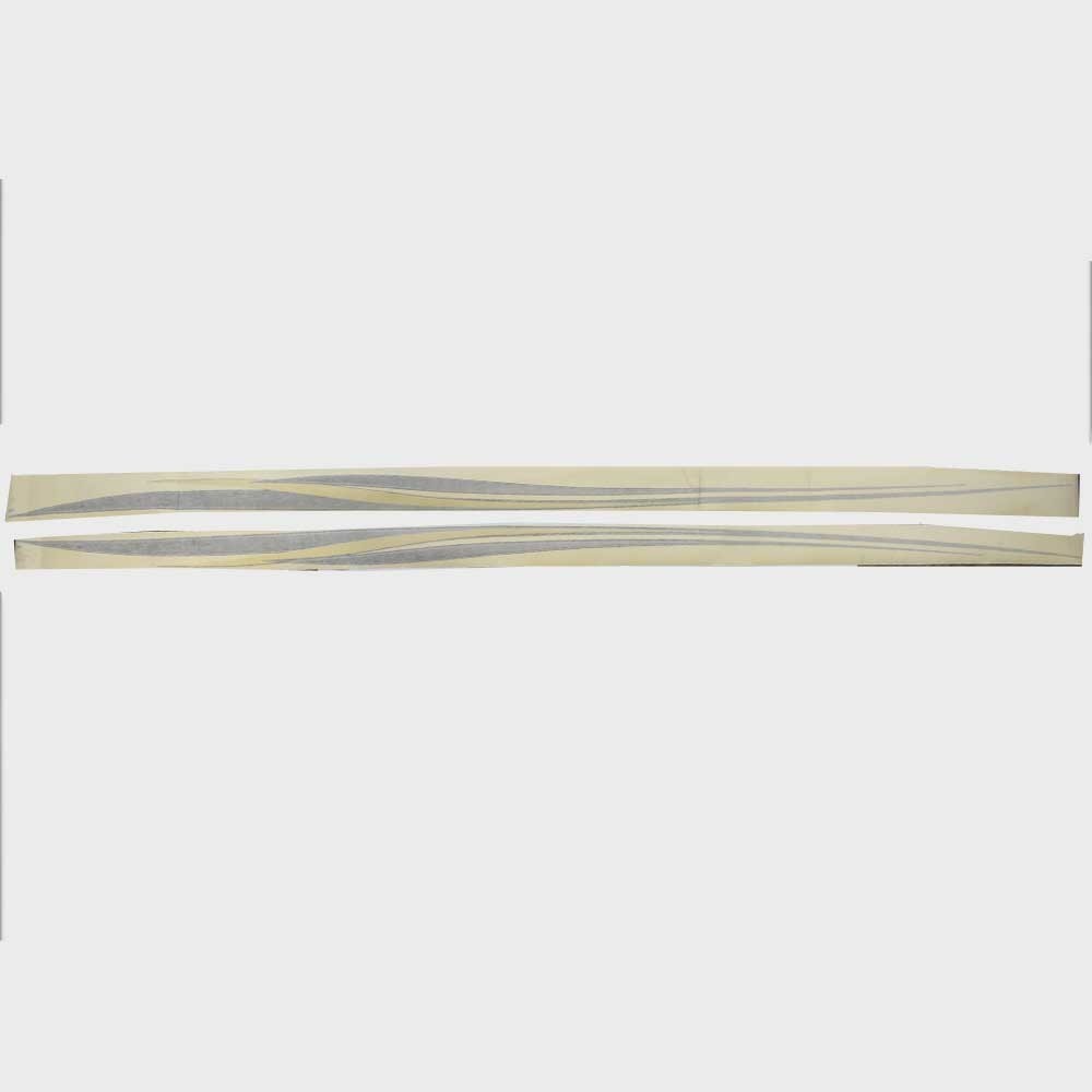 Four Winns Boat Graphic Decal 140257-01 162 Inch Silver Yellow by Four Winns