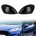 Premium Glossy Black Mirror Cap For Ford For Fiesta Mk7 2008 2017 Easy