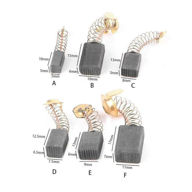 10pcs Carbon Brushes for Electric Drill 13x8x5mm