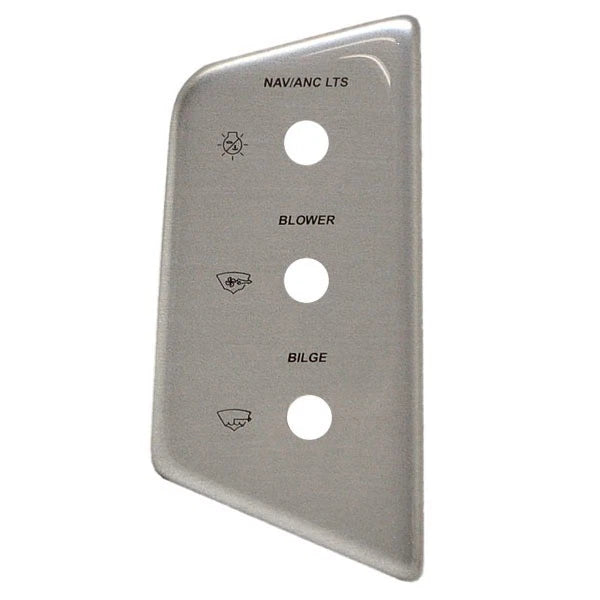 Four Winns Boat Nav / Blower / Bilge Toggle Switch Panel | Blank