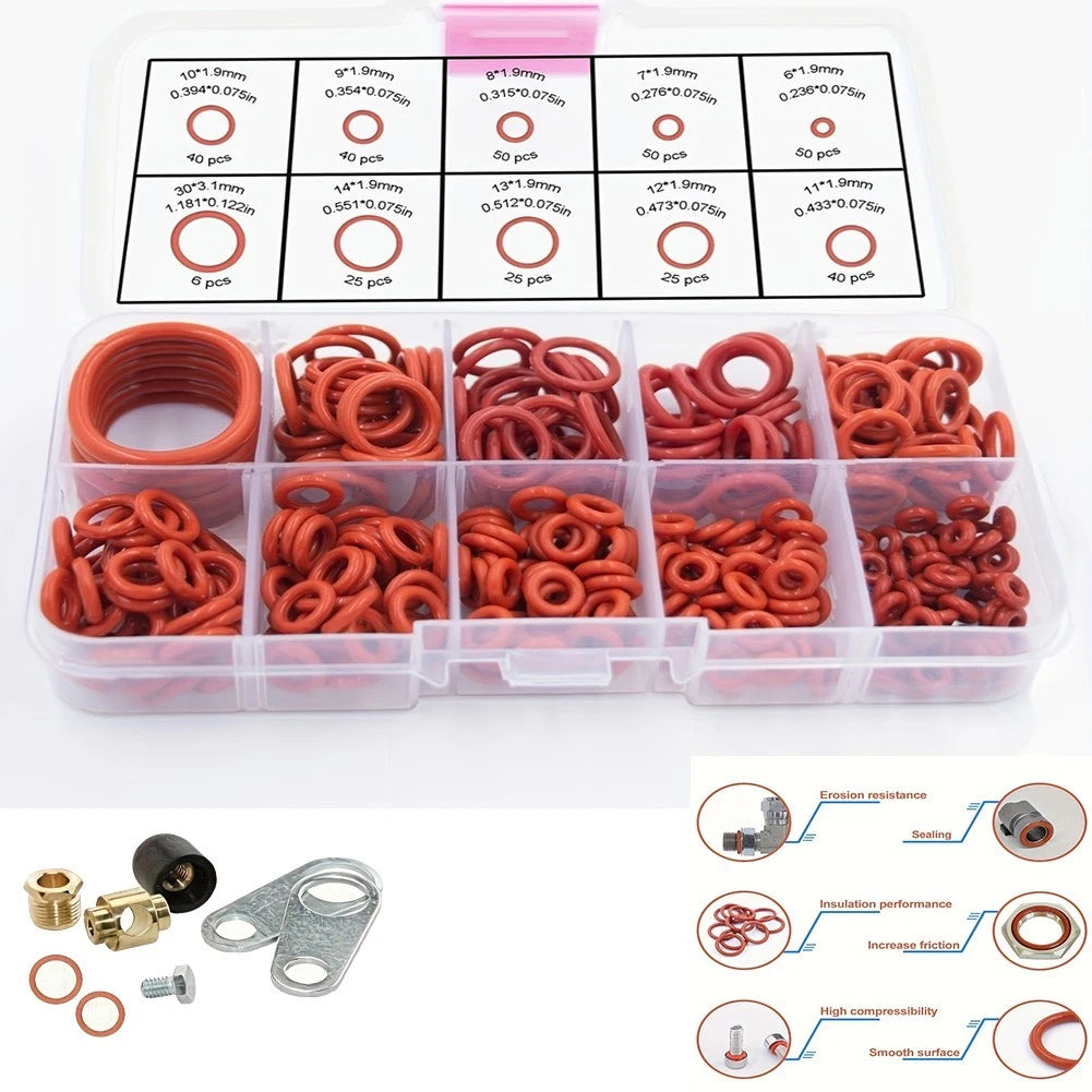 Repair Kit For Auto Maintenance Silicone O-ring Set | Hook & Hull Co