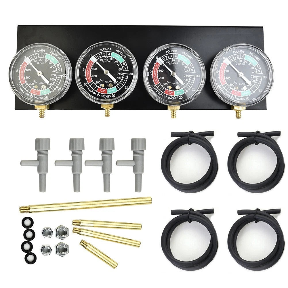 Gauge Carburetor Vacuum Gauge 4 Cylinder Carburetor Balancer