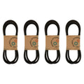 Ae55671 Set Of 4 Cogged Drive Belts Fits John Deere Disc Mower 265