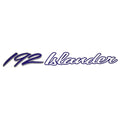 Baja Boat Decal 192 Islander 20 1/2 Inch Purple Clear Silver by Baja