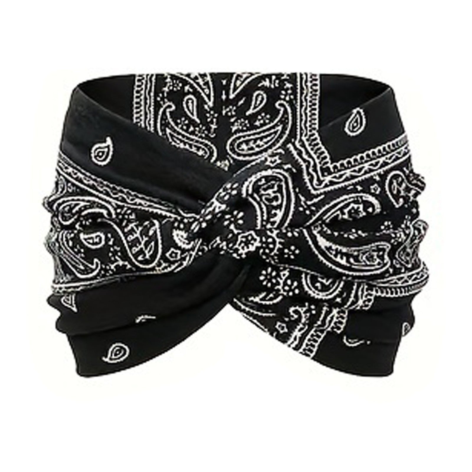 Women's Elastic Knotted Cross Headband Accessories