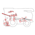 Am833856m1 Belt - Traction Drive, Upper, 4 Speed