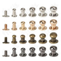 Solid Metal Round Head Stud Screwback 4-8mm