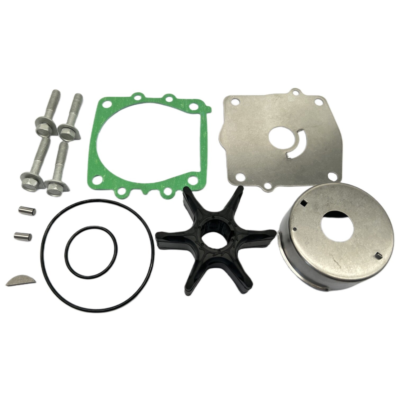 Water Pump Impeller Repair Kit 6E5-W0078-01 for Yamaha Marine Outboards 2-Stroke
