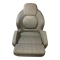 Azimut Yachts Helm Seat W/ Base, For Atlantis 43, Batyline Eden Grey