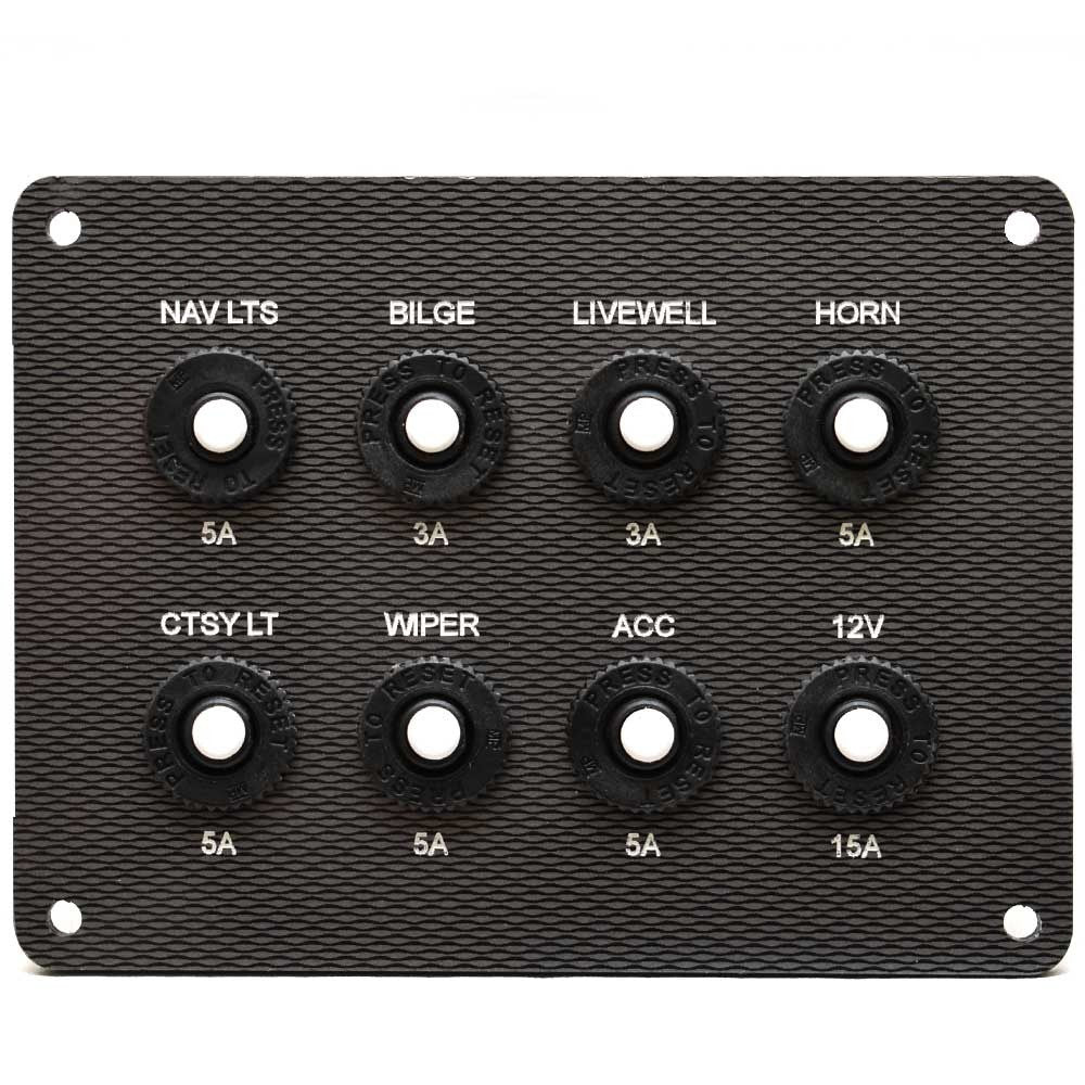 Boat Breaker Switch Panel Lund w/ Fuse Block by Lund