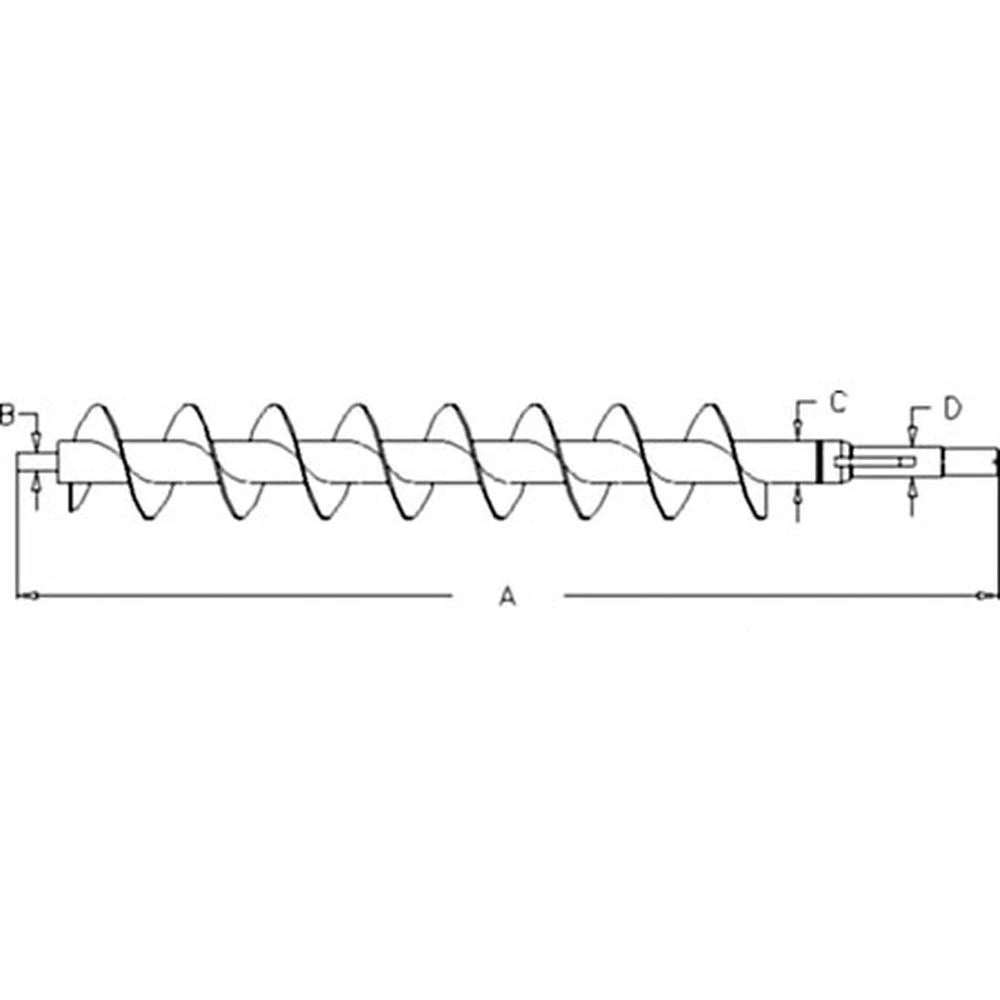 Am87380422 Lower Clean Grain Auger