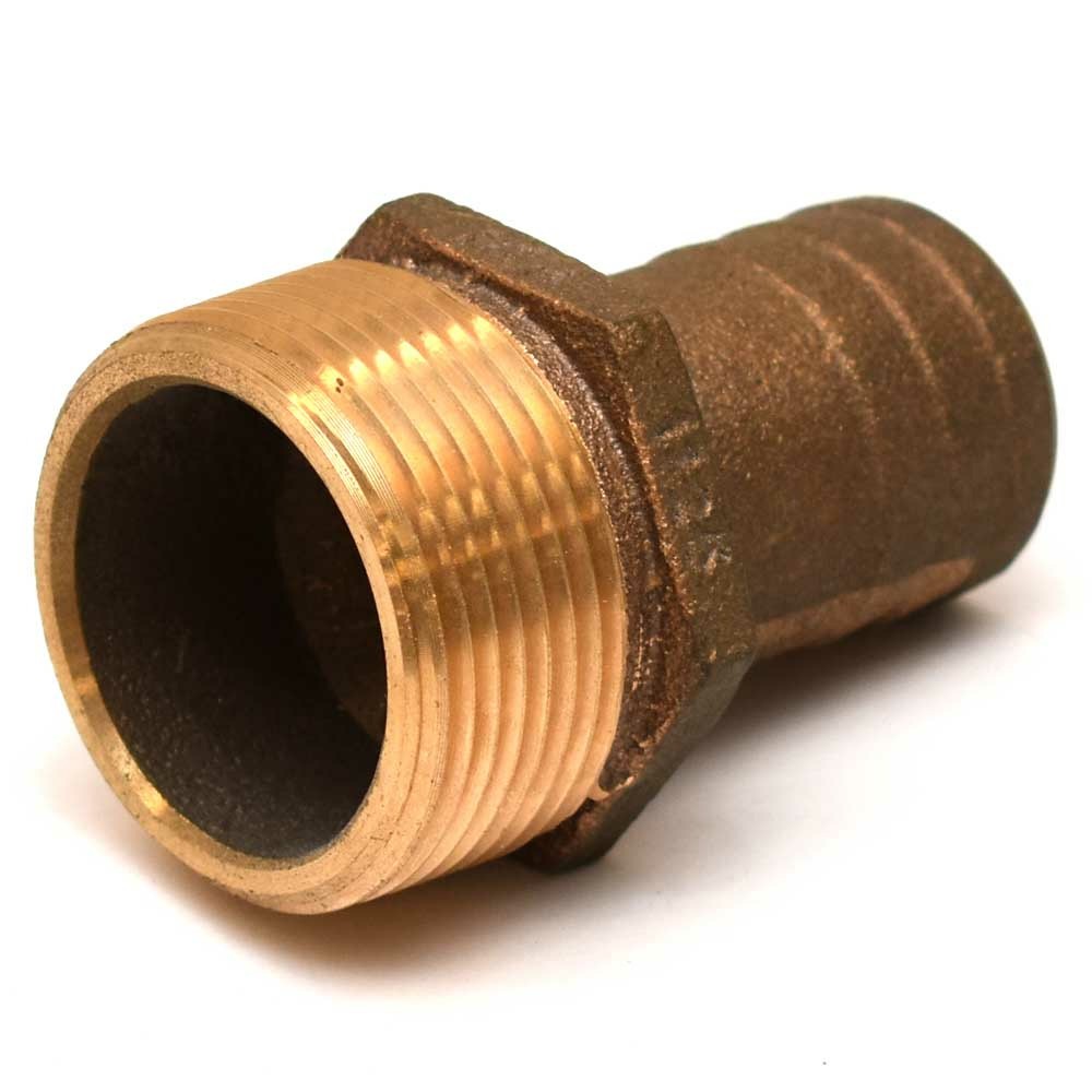 Groco Marine Boat Pipe-to-Hose Fitting PTH-1125 1 1/4 NPT x 1 1/8 Inch by Groco