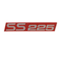 Boat Decal SS 225 Red Silver Vinyl 7 1/2 Inch by MasterCraft