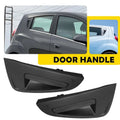Exterior Door Handles Set 2pcs For Chevrolet Spark 2010-2015 Black